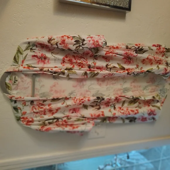 Floral Kimono Cardigan "Show Me Your MUMU" FLORAL MULTICOLORED PLUS SIZE - Picture 2 of 10